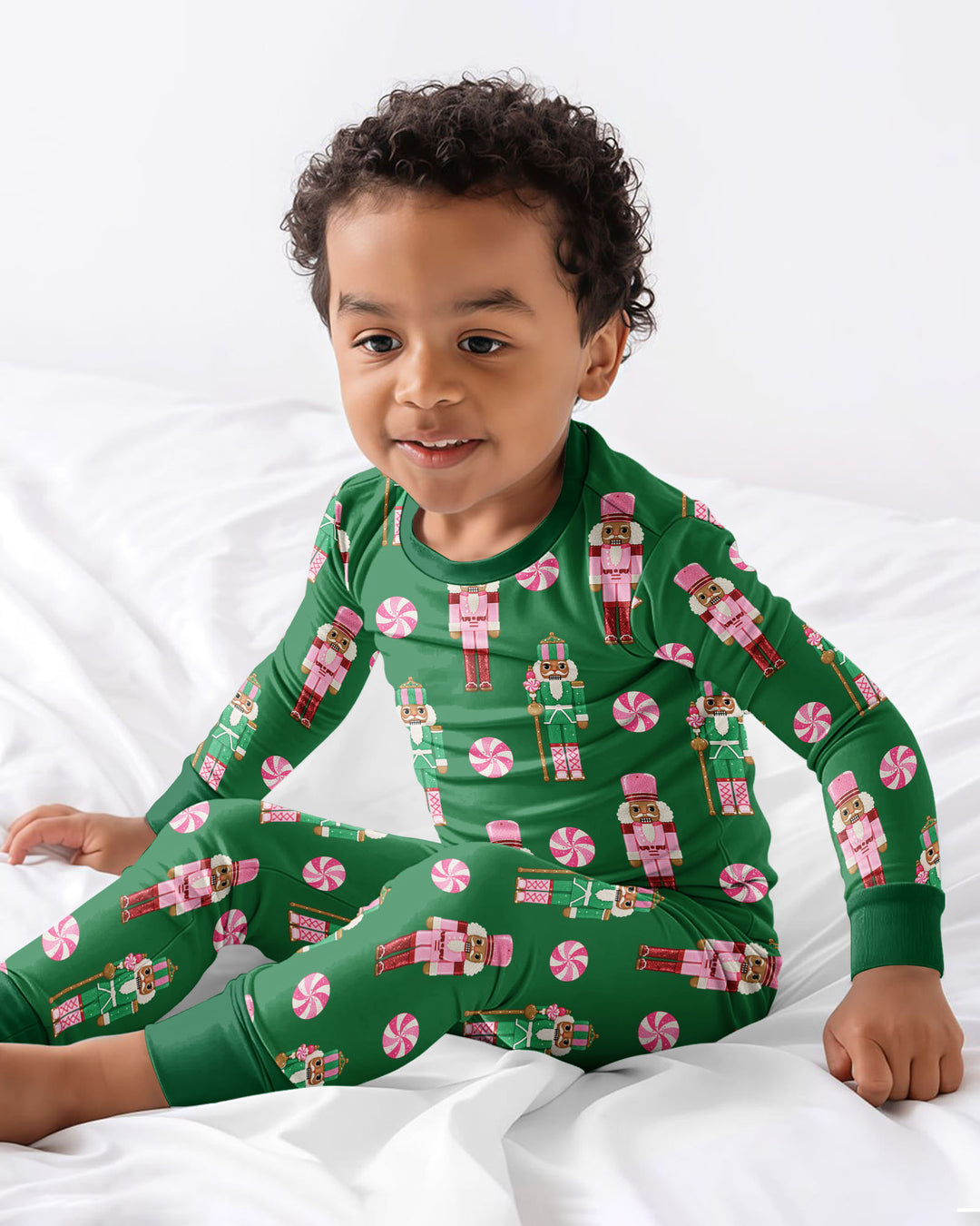 Pink Nutcracker Dreams Bamboo Two Piece Long Sleeve Pajama Set
