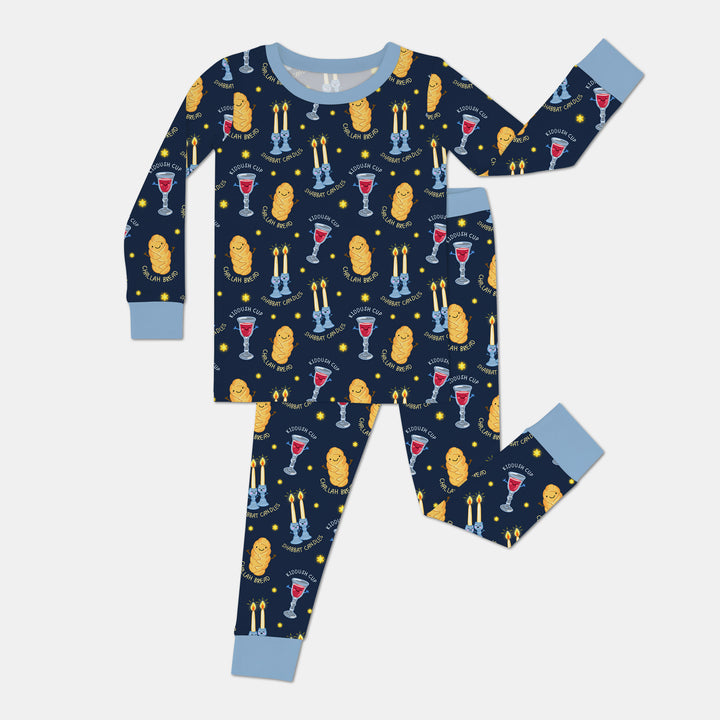 Shabbat Eve Two Piece Long Sleeve Pajama Set