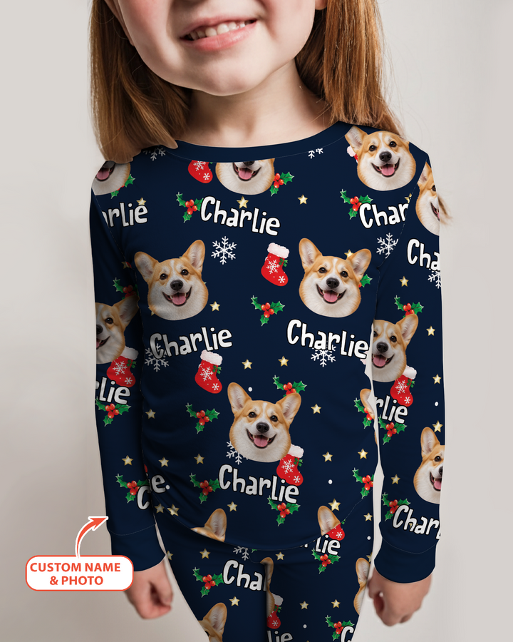 My Furry Christmas Bamboo Two Piece Long Sleeve Pajama Set