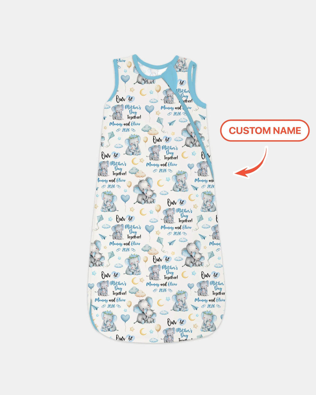 Personalized Our 1st Mother's Day Together Bamboo Sleep Bag