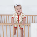 Christmas Teddy Bears Bamboo Shorty Zippy