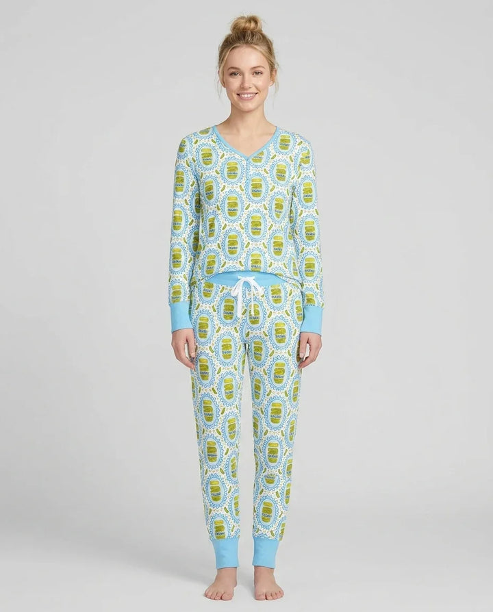 Pickle Coquette Bamboo Women Pajama Set