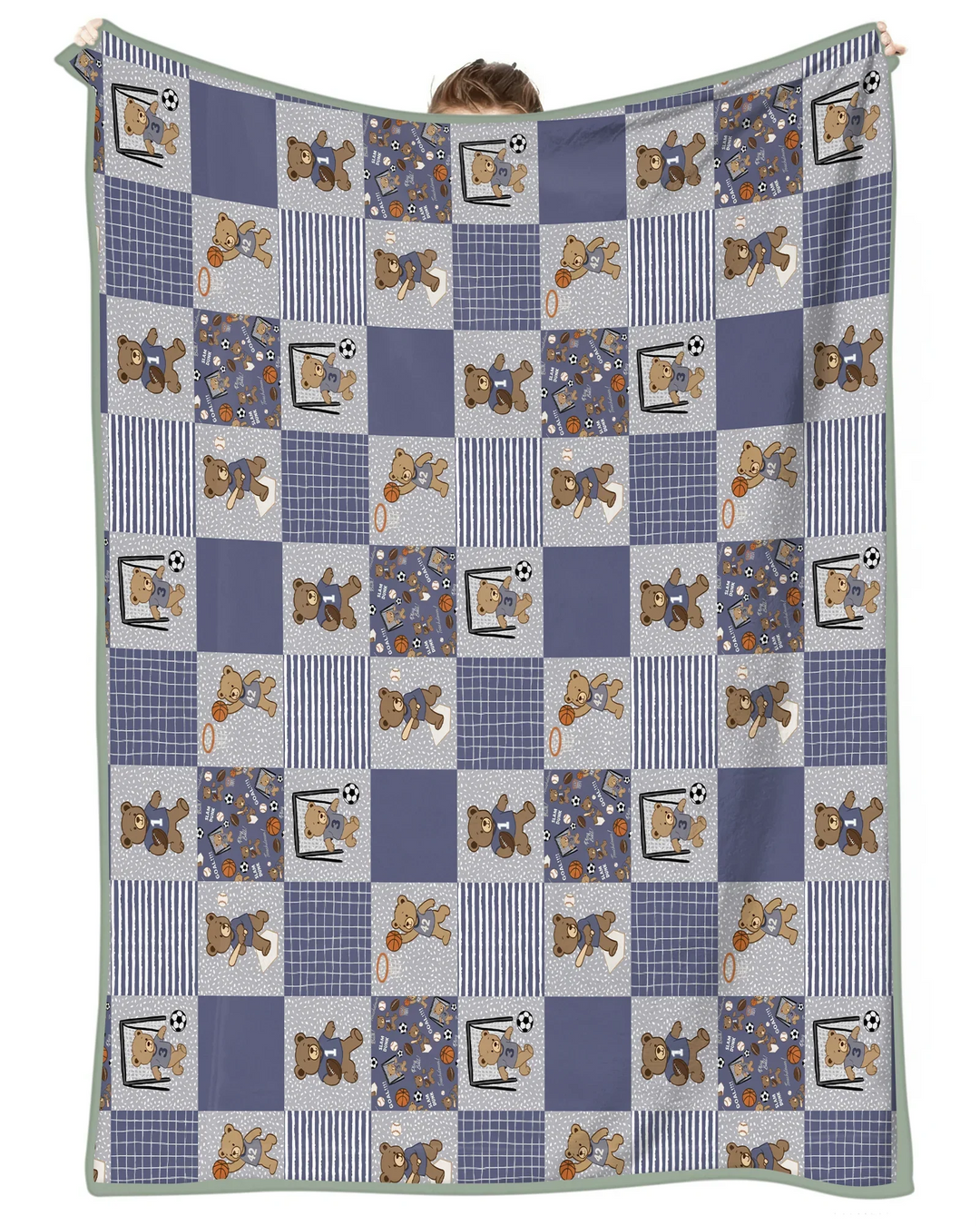 Game Day Teddy Bamboo Blanket