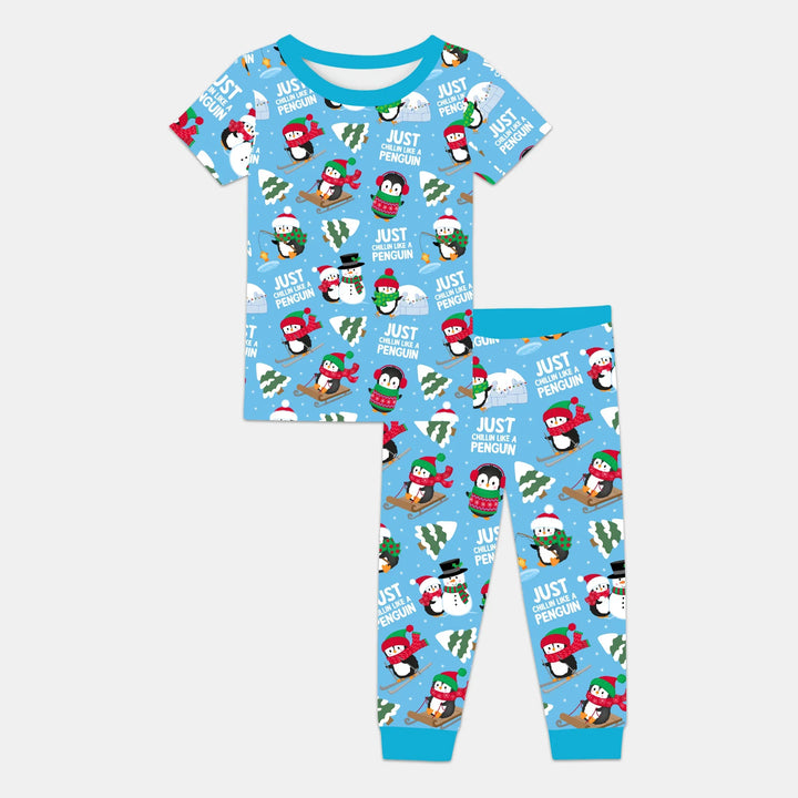 Zweiteiliges, kurzärmliges Pyjama-Set mit Marienkäfern