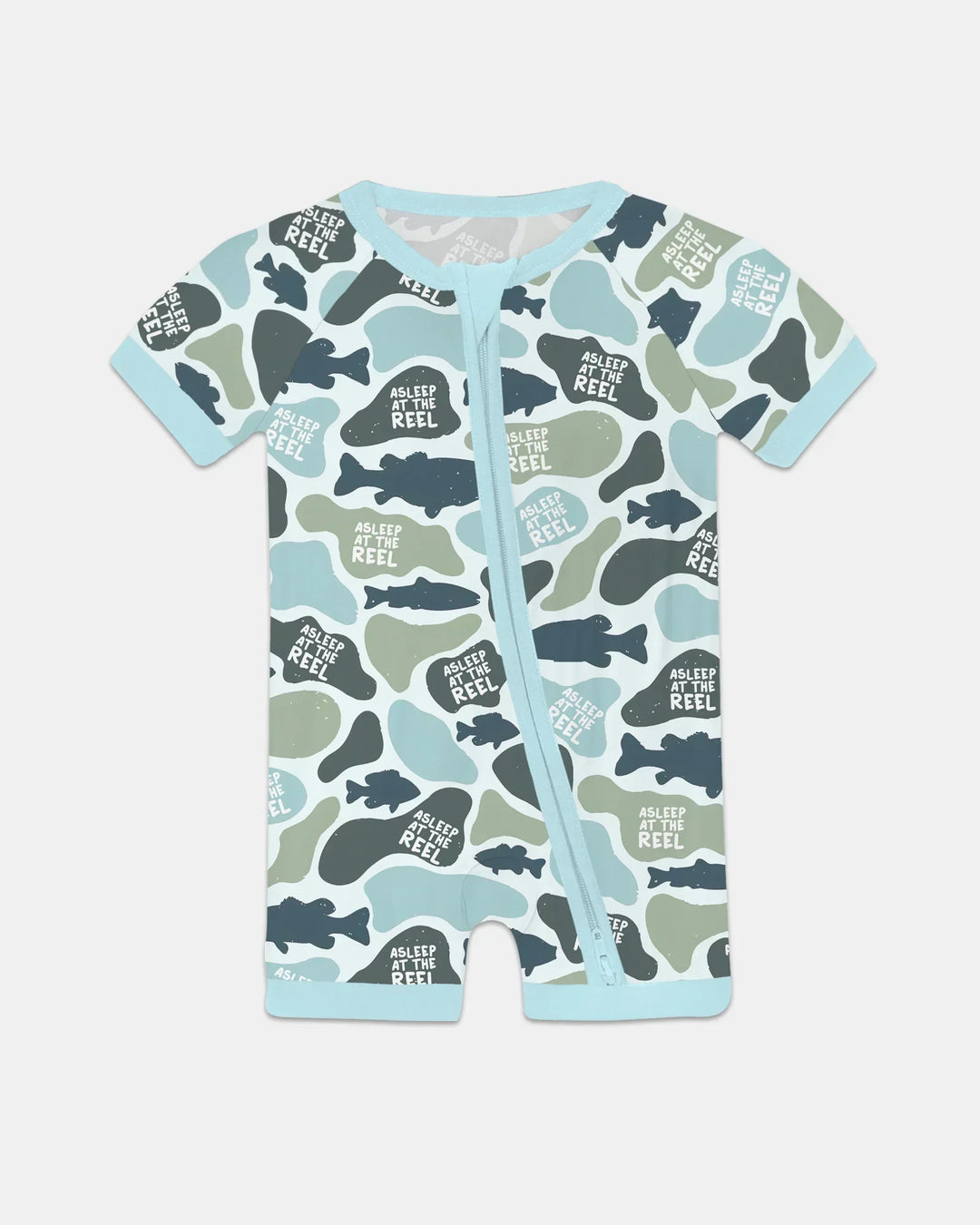 Asleep At The Reel Matching Daddy & Me Shorty Zippy