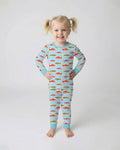 Preppy Fish Crew Bamboo Two Piece Long Sleeve Pajama Set