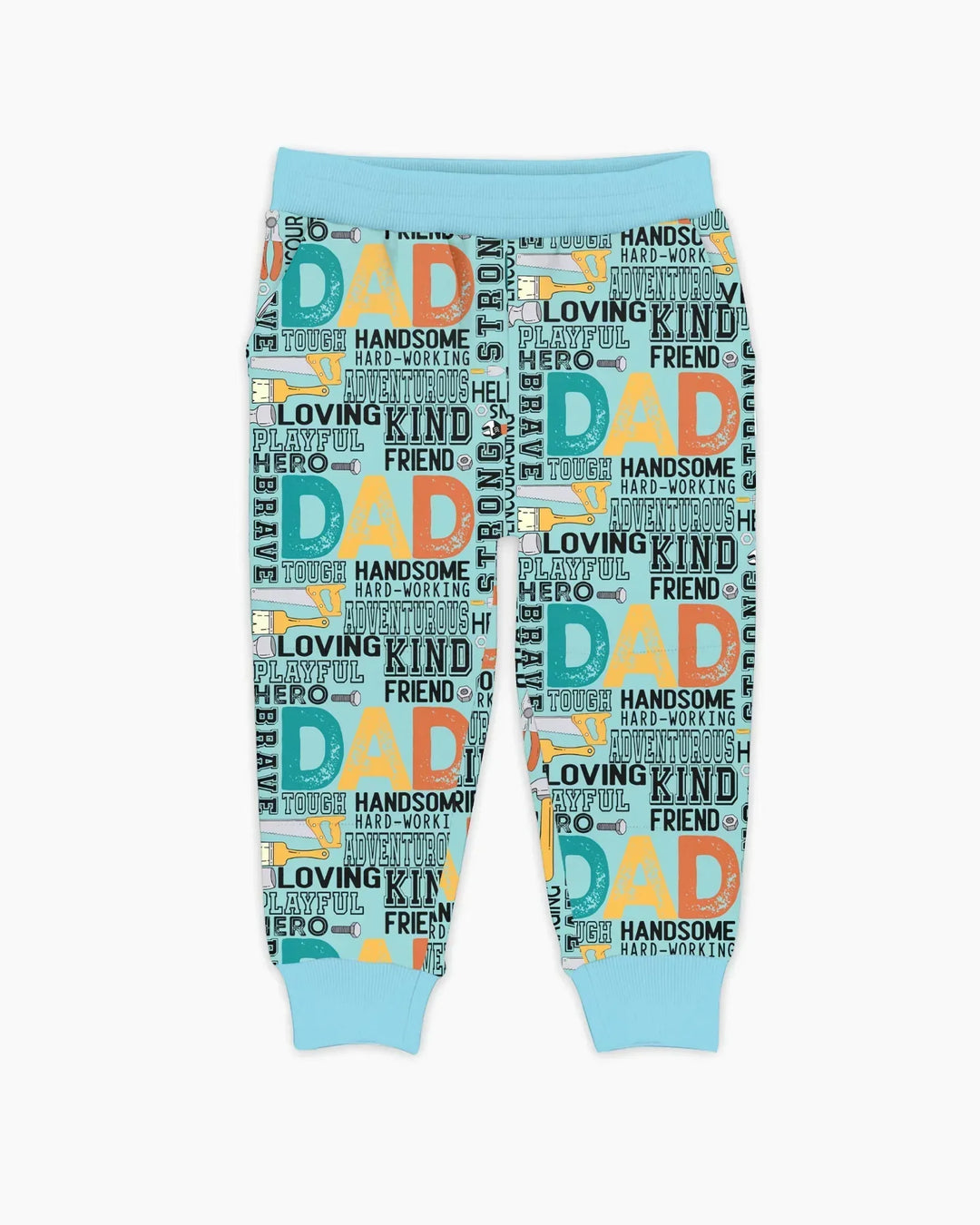 Dad Word Collage Bamboo Jogger