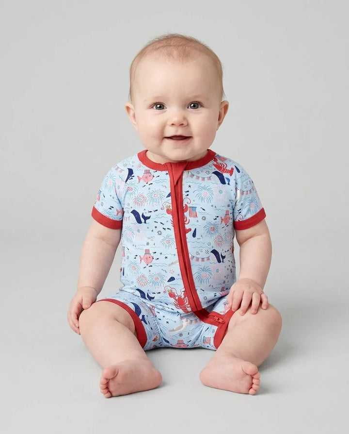 250 Summers Strong Matching Family Bamboo Shorty Zippy