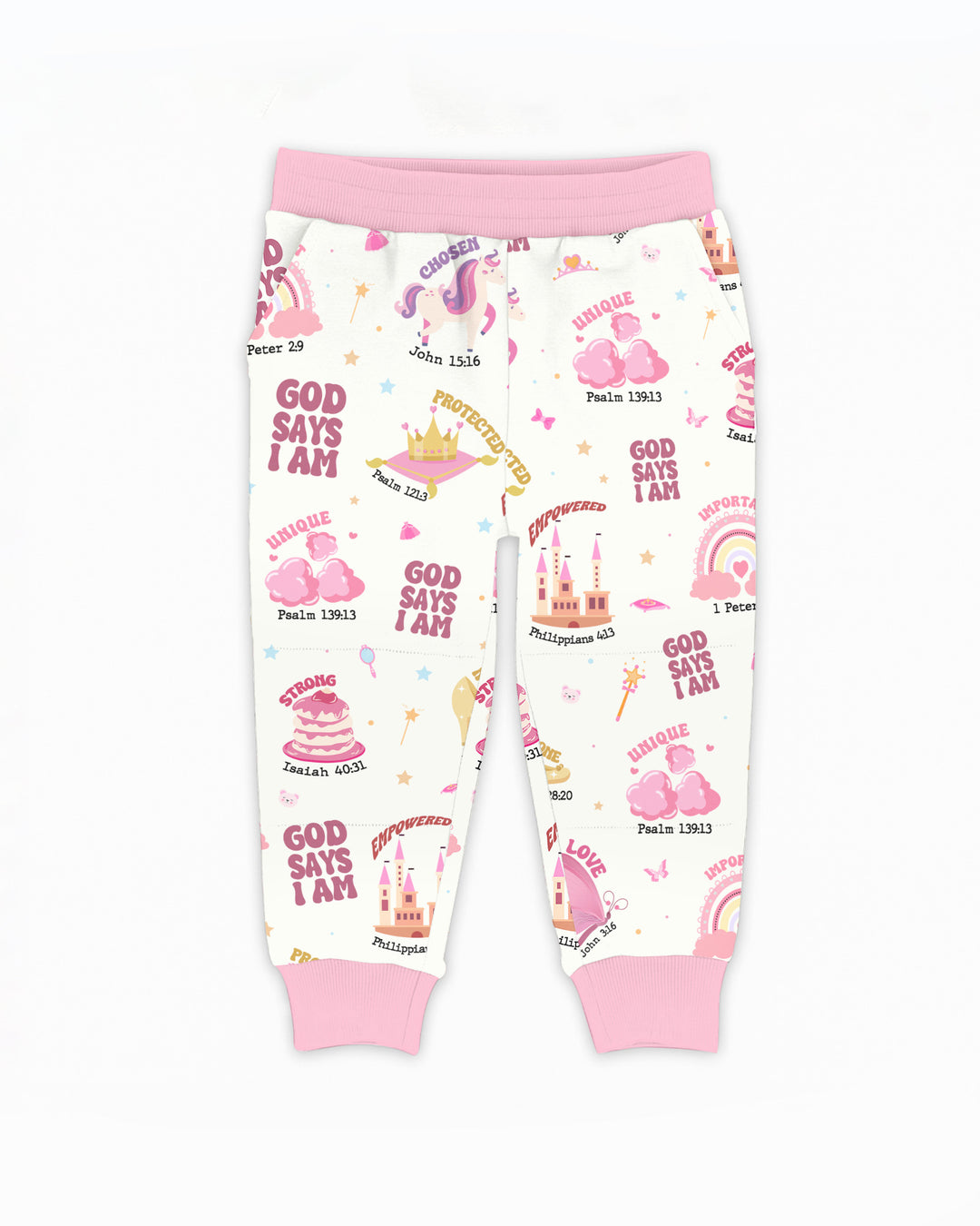 God Says I Am Girl Jogger