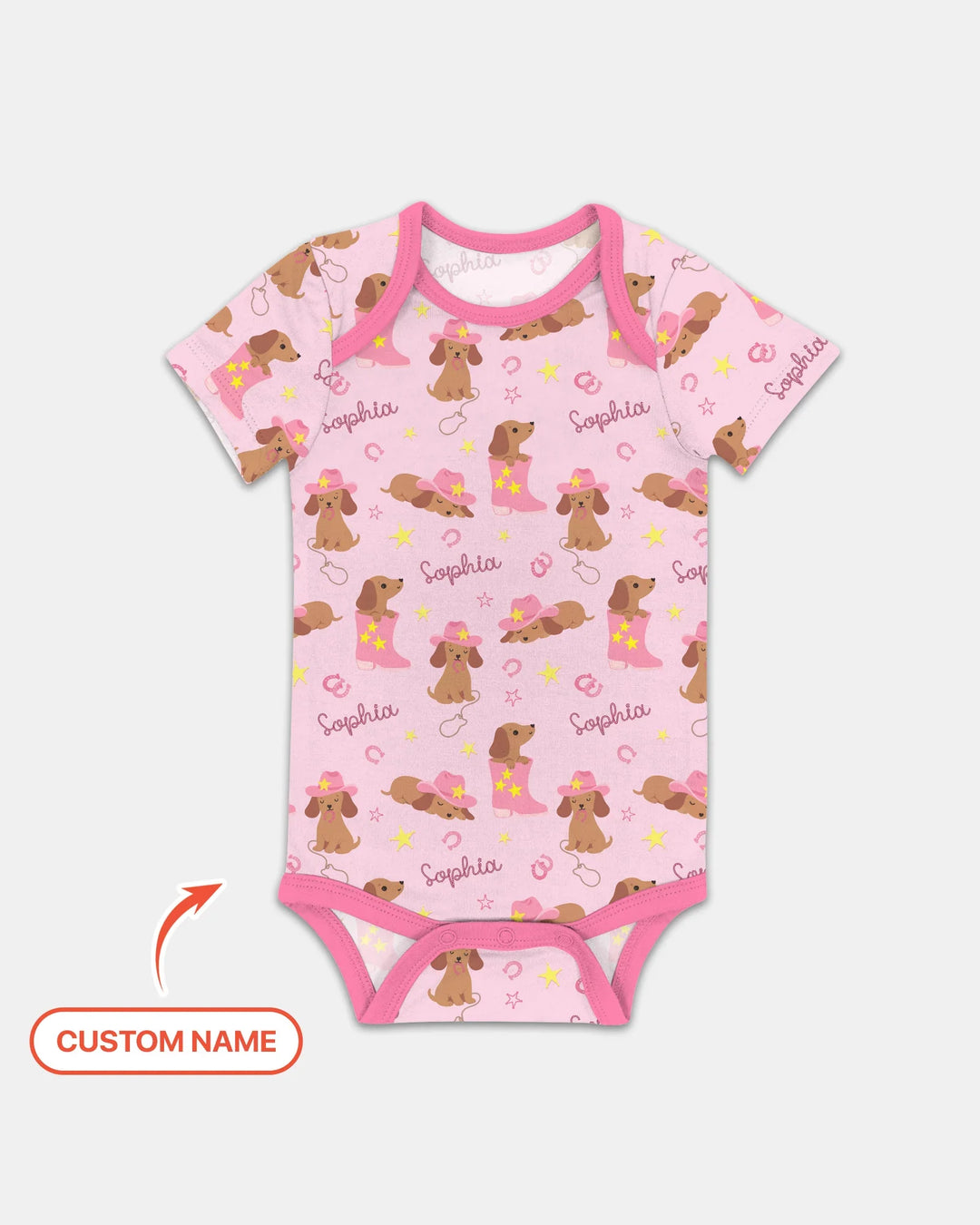 Howdy Dachshund Bodysuit