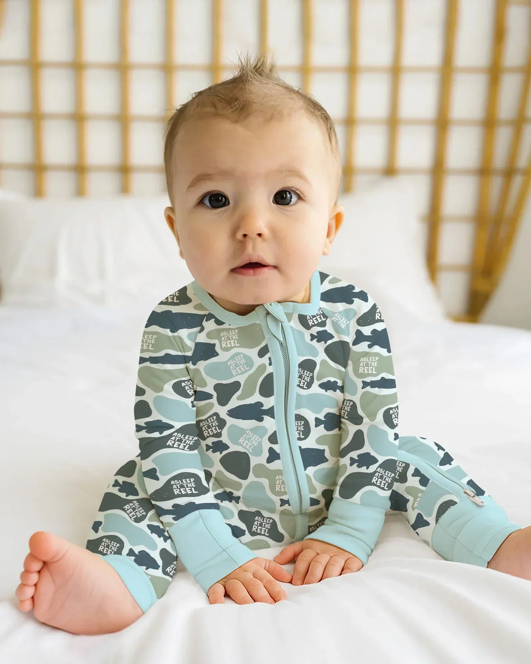 Asleep At The Reel Matching Daddy & Me Convertible Zippy