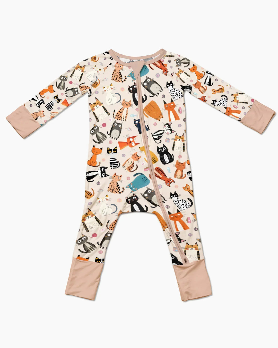 Goofy Mischief Cat Family Matching Bamboo Convertible Zippy