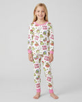 Be Happy In Your Version Bamboo Two Piece Long Sleeve Pajama Set