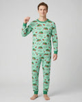 Watermelon Turtle Family Matching Bamboo Men's Pajama Set