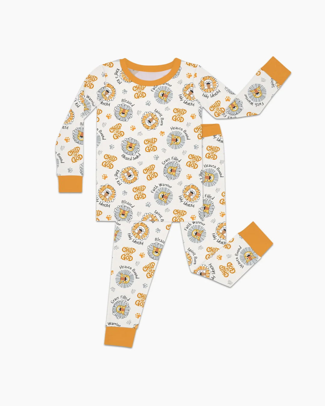 A Child Of God Boy Bamboo Two Piece Long Sleeve Pajama Set