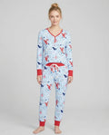250 Summers Strong Matching Family Bamboo Women Pajama Set
