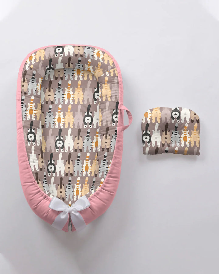 Cheeky Tails Bamboo Baby Nest Bed