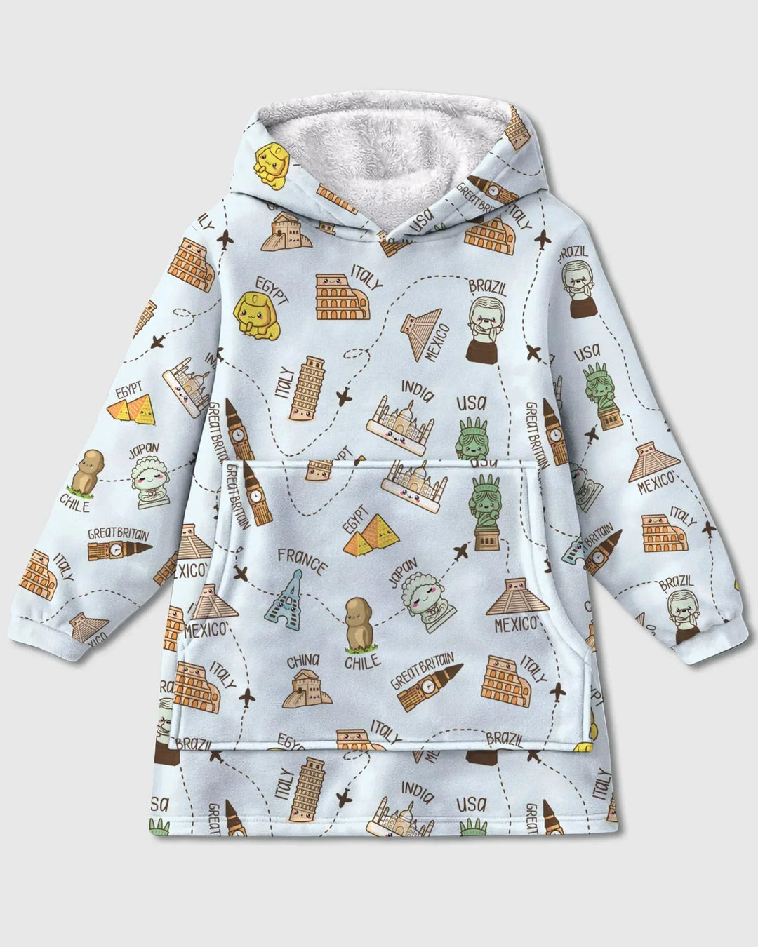 Kawaii World Tour Wearable Blanket Hoodie