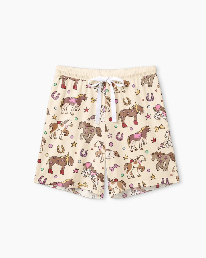 Lil' Buckaroo Bamboo Women Short Sleeve Short Pajama Set
