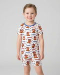 Moo-Rica Cowgirl Bamboo Two Piece Short Sleeve Shorts Pajama Set