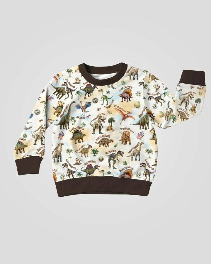 Dino Discovery Bamboo Crewneck Sweatshirt