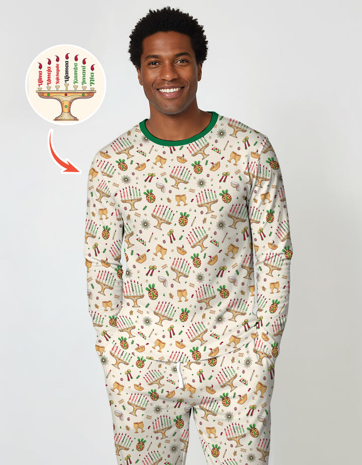 Happy Kwanzaa Men's Pajama Set