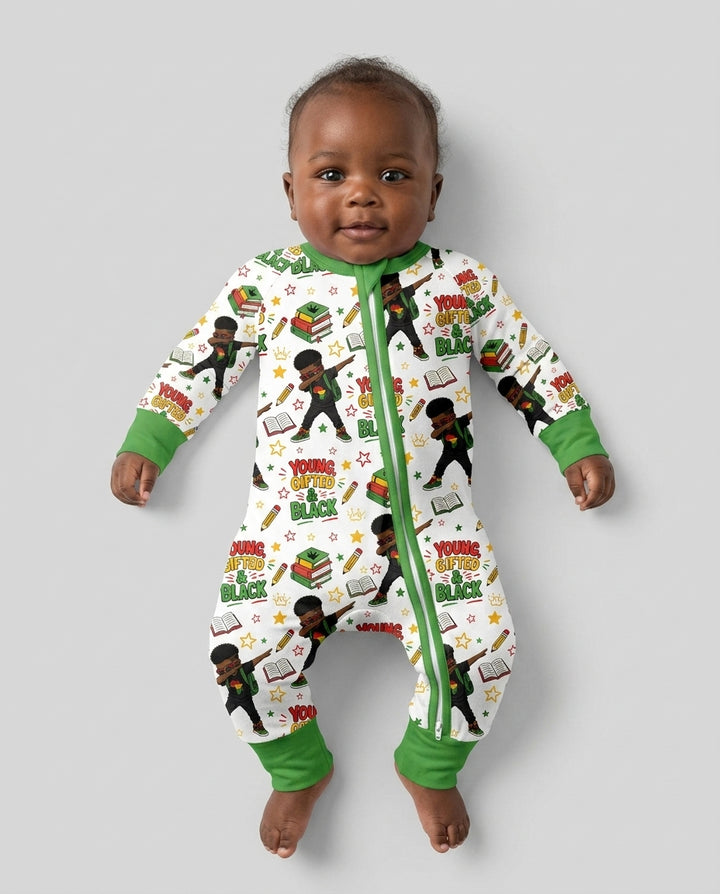 Gerippte Babykleidung mit individuellem Foto - Weich &amp; Skizzenhaft