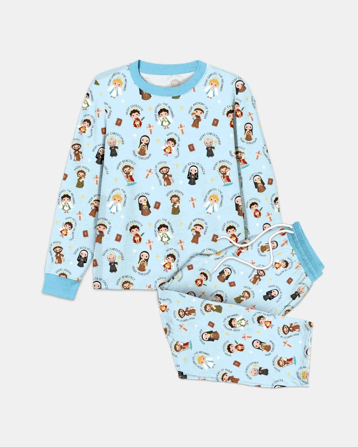 Saints in the Clouds Men's Pajama Set