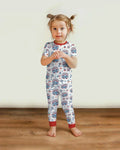 One Nation Under God Family Matching Bamboo Two Piece Short Sleeve Pajama Set