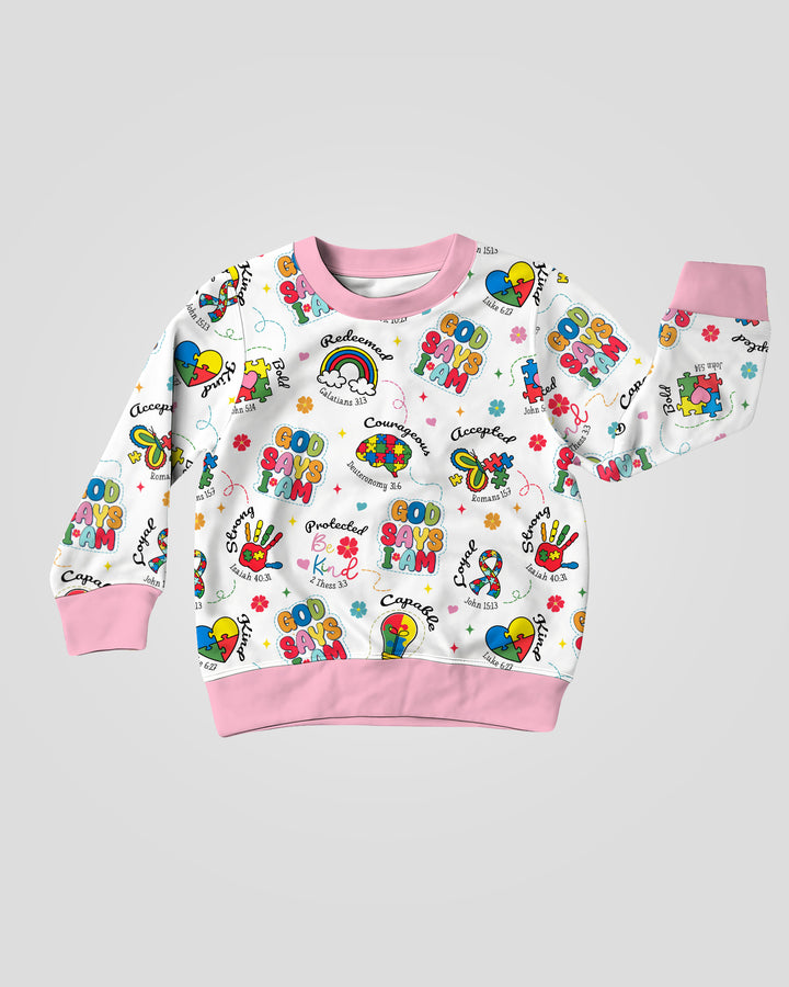 God Says I am Different Crewneck Sweatshirt