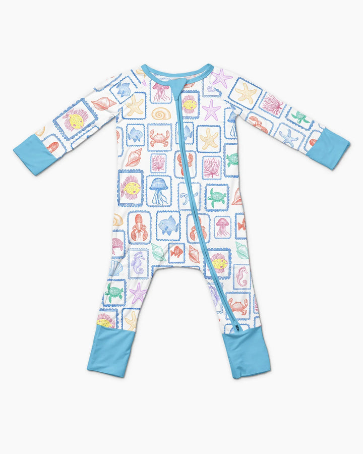 Coastal Treasures Family Matching Bamboo Convertible Zippy