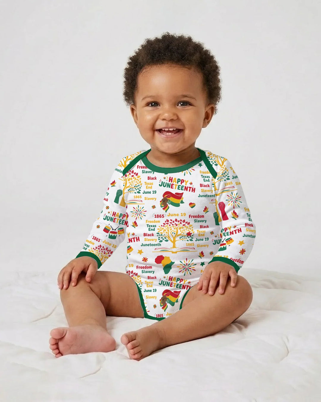 Happy Juneteenth Bamboo Bodysuit