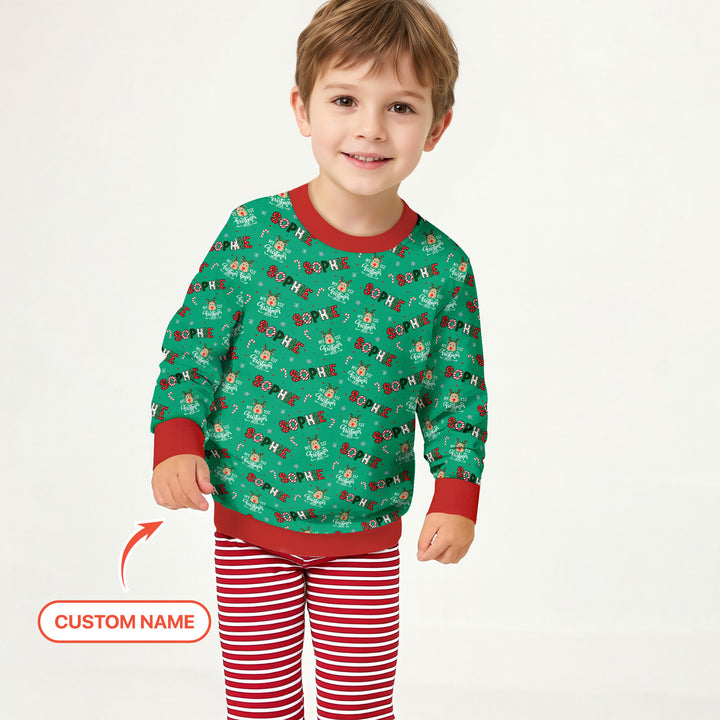 Custom Name "My First Christmas" Crewneck Sweatshirt