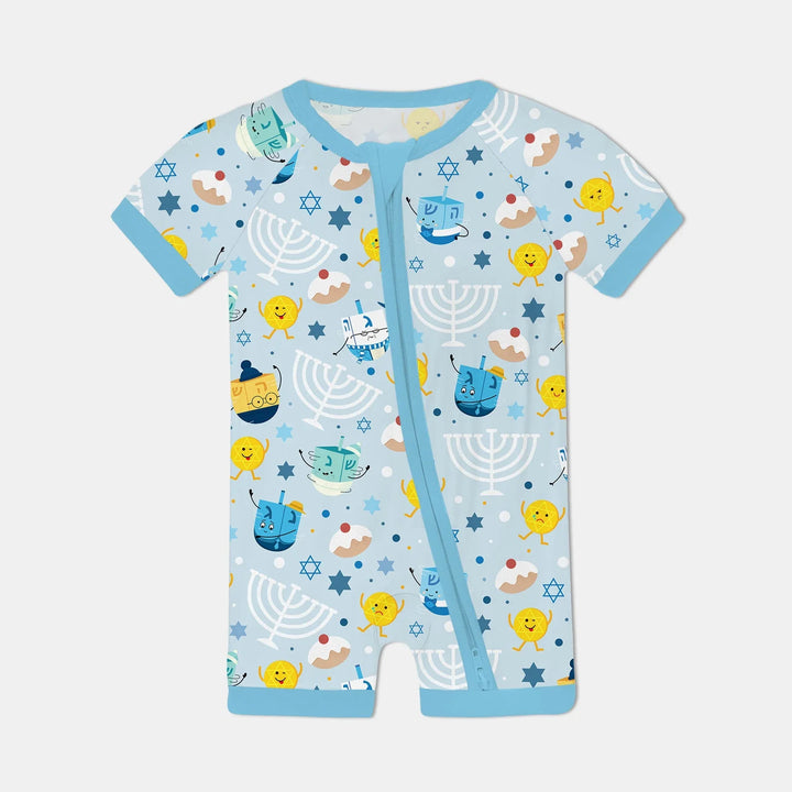 Hanukkah Little Dreidel Family Shorty Zippy