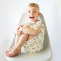 Farm Animal Counting Bamboo Two Piece Short Sleeve Shorts Pajama Set