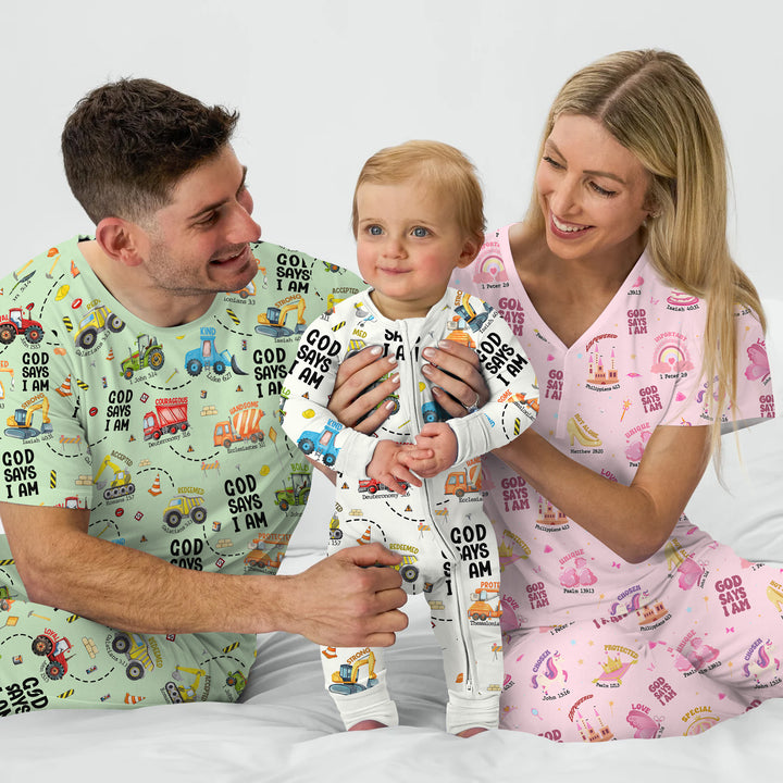 God Says I am Men's Pajama Set