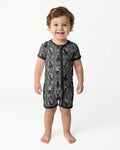 Midnight Cat Parade Bamboo Shorty Zippy