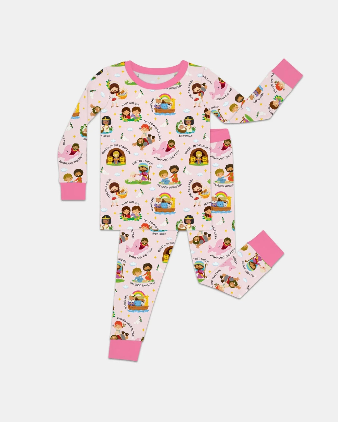Bible Stories Two Piece Long Sleeve Pajama Set