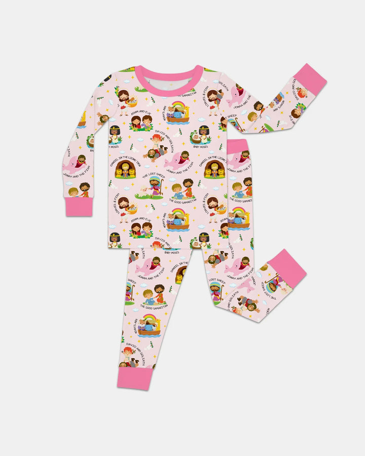 Bible Stories Two Piece Long Sleeve Pajama Set