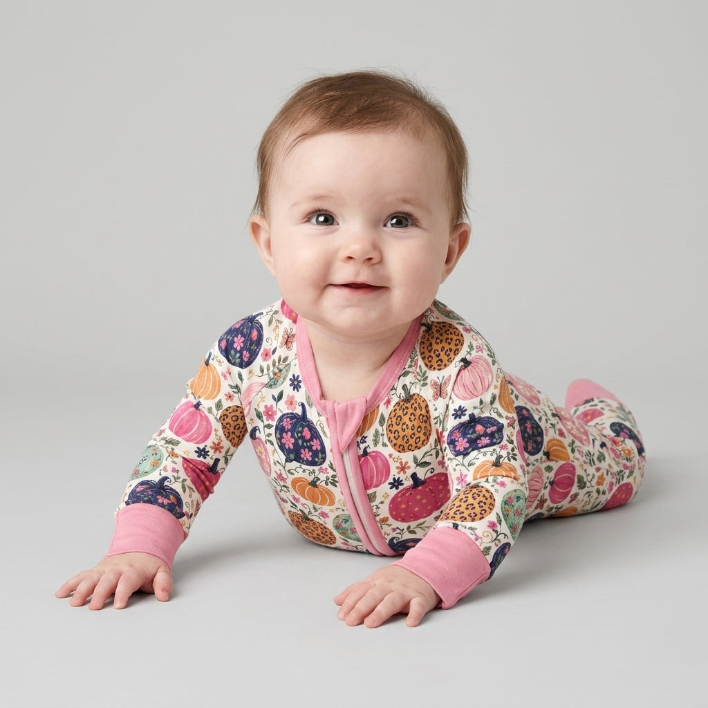 Gerippte Babykleidung mit individuellem Foto - Weich &amp; Skizzenhaft