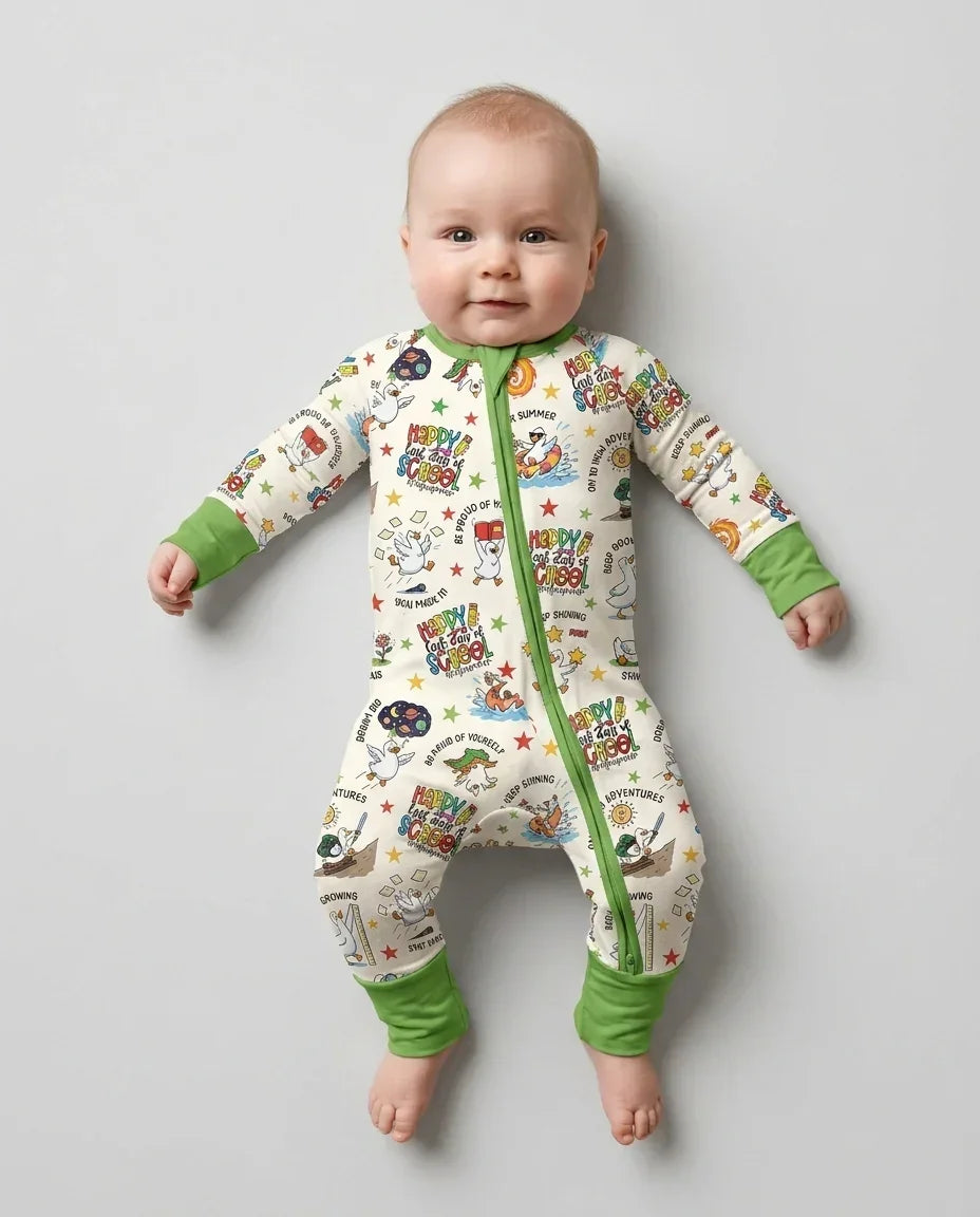 Gerippte Babykleidung mit individuellem Foto - Weich &amp; Skizzenhaft