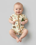Outdoor Camping Adventure Family Matching Bamboo Shorty Zippy