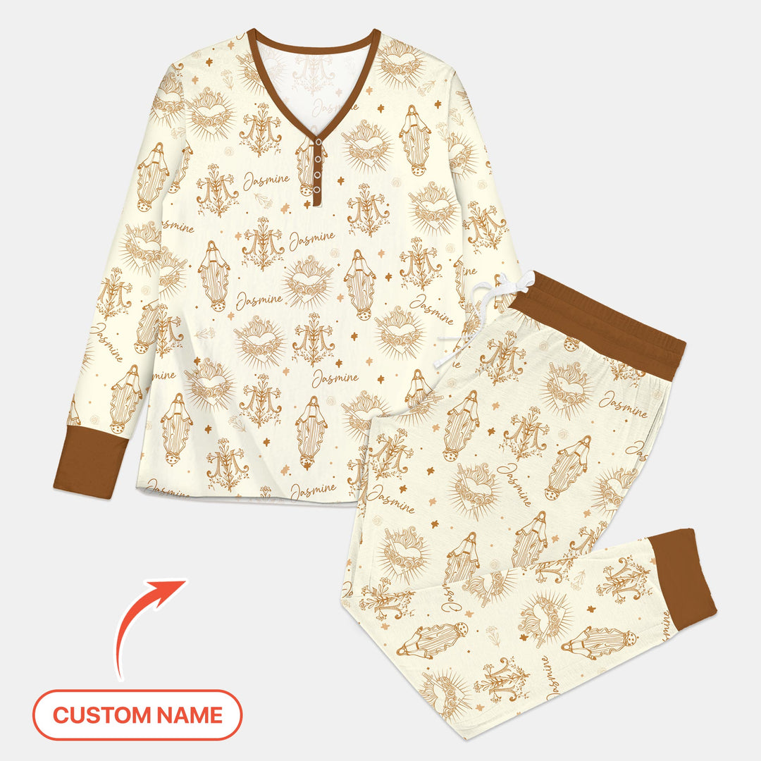 Madonna’s Love Custom Name Women Pajama Set