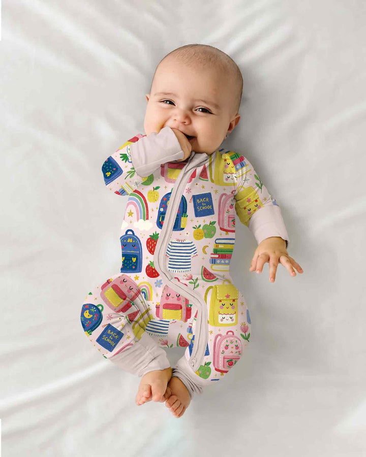 Sweet Rainbow School Adventure Bamboo Convertible Zippy