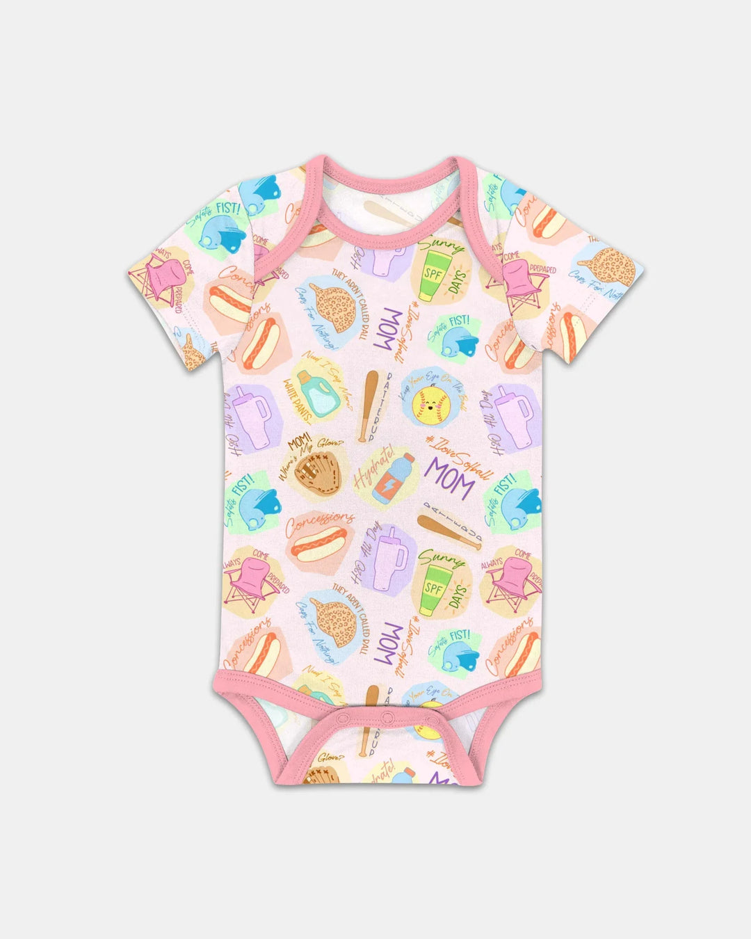 SoftBall Mom Saves The Days Bodysuit