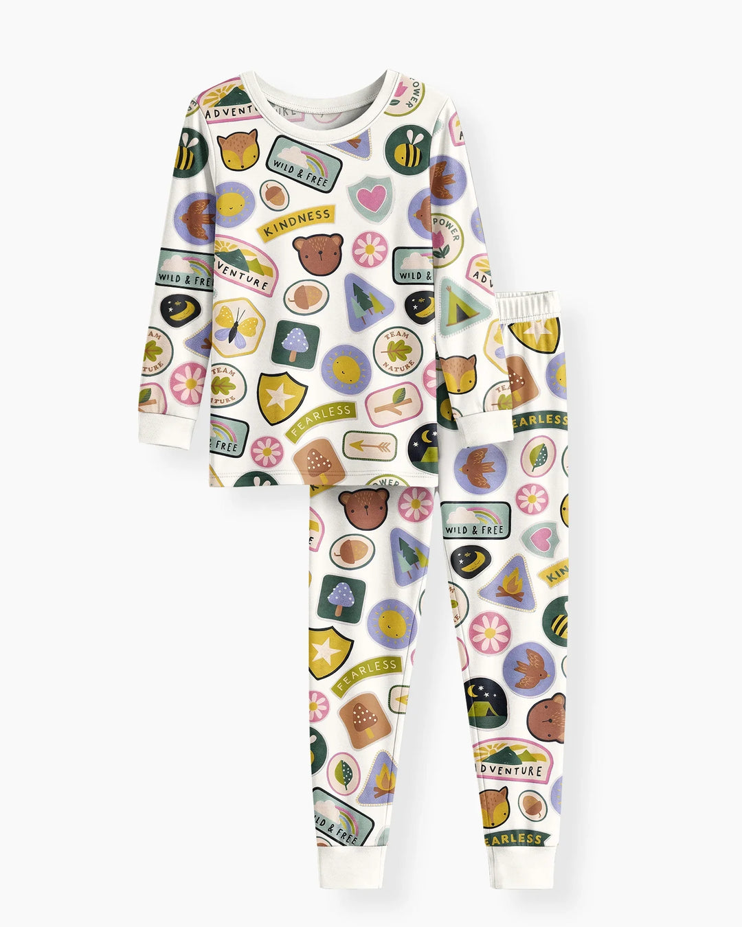 Little Explorer Bamboo Two Piece Long Sleeve Pajama Set
