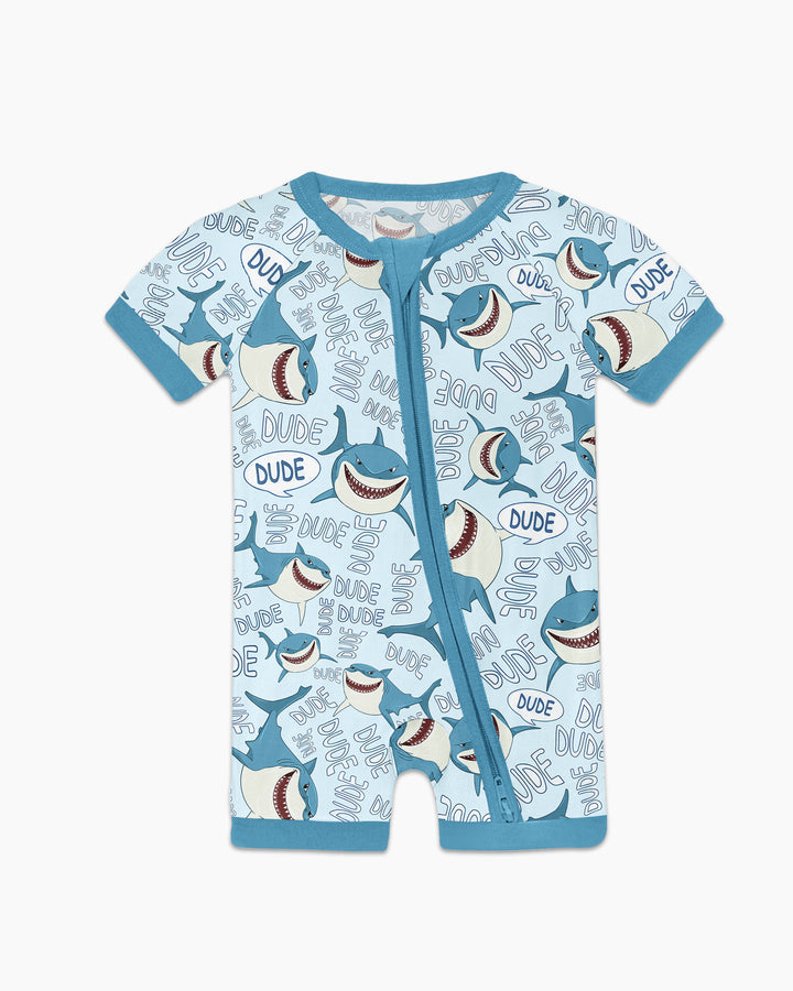 Dude Shark Bamboo Shorty Zippy
