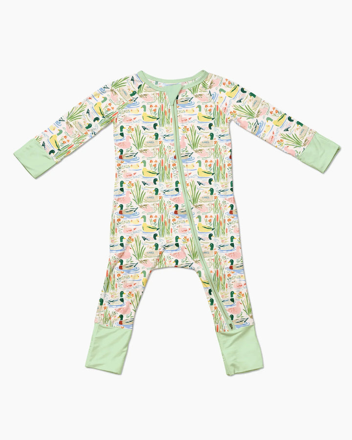 Whimsical Mallard Duck Bamboo Convertible Zippy