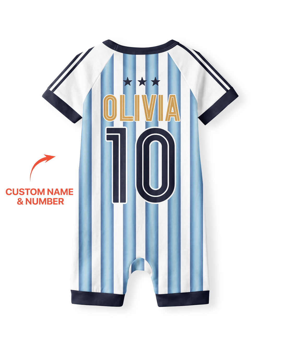 Plantilla PERSONALIZADA de Bambú Pijama Corto con Cremallera