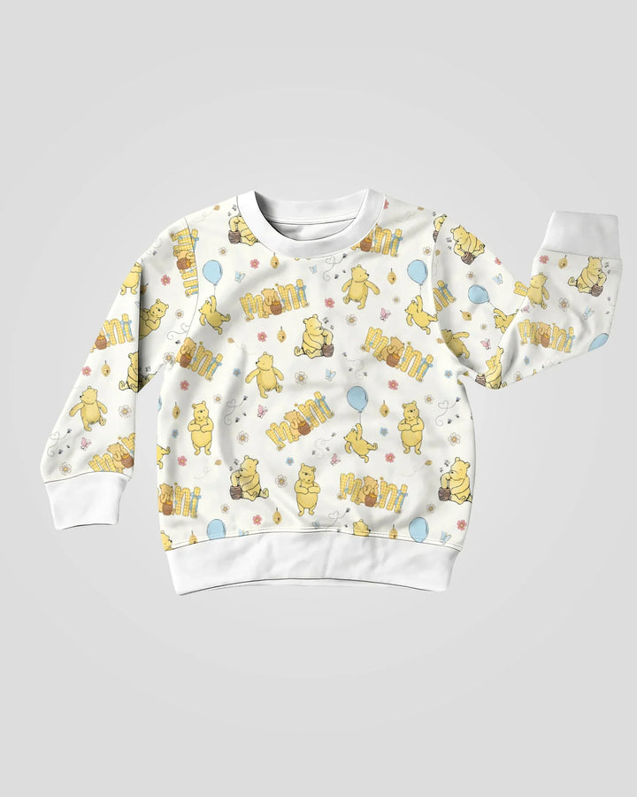 Mama & Mini Honey Bear Bamboo Crewneck Sweatshirt
